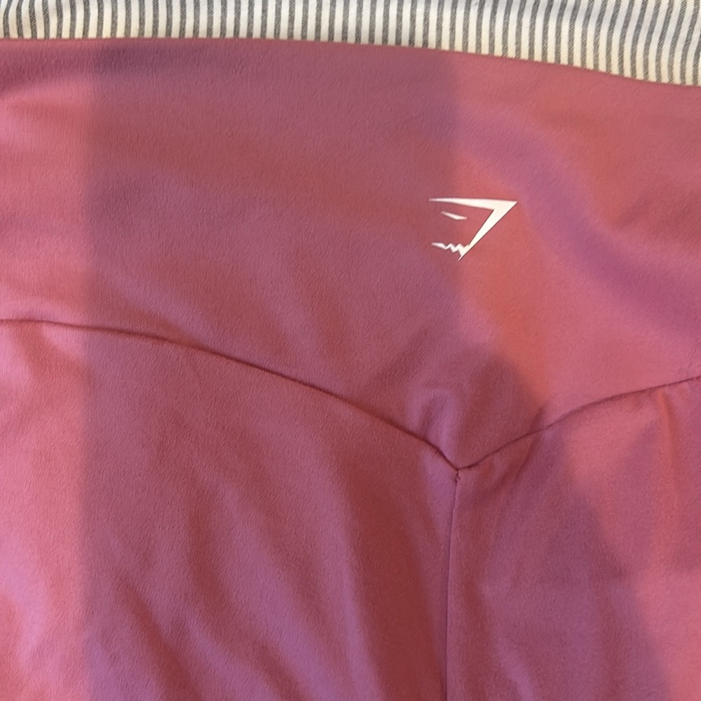 Womens XL GYMSHARK Mauve Pink leggings - the best!!! New but washed - Picture 9 of 9